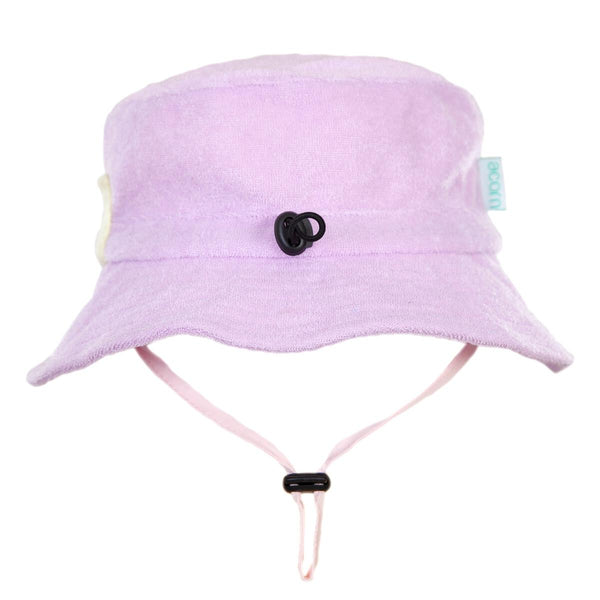 Acorn Kids - Lavender Terry Towelling Bucket Hat – Pinky's Melbourne