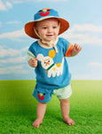 Halcyon Nights - Terry Kids Bucket Hat - Puppy Park