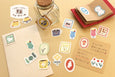 Furukawashiko - Washi Flake Stickers - Cute Green Things