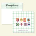 Shellflower - Food Washi Sticker Flakes