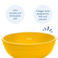Re-Play - Large Bowl - Sunny Yellow