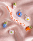 Jean Riley x Pinky's - Daisy Necklace Pink