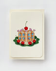 Canonbury Press - Saffron Cream Blancmange Greeting Card
