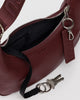 Baggu - Small Recycled Leather Crescent Bag - Mahogany