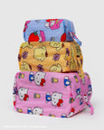 Baggu - 3D Zip Set - Hello Kitty and Friends Florals
