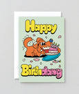 Wrap - Greetings Card - Happy Birthdawg