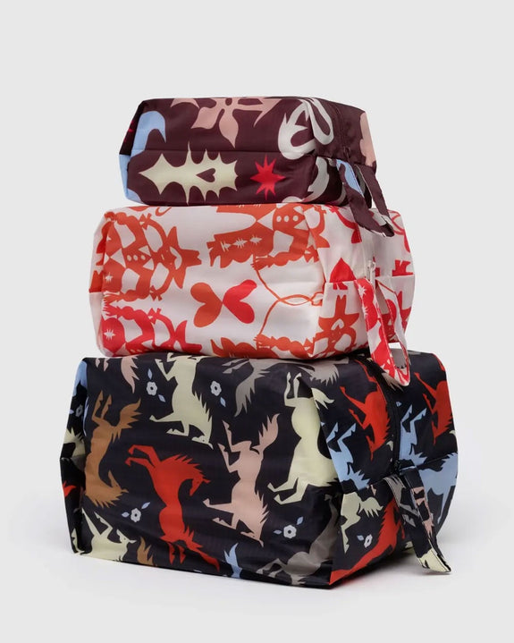 Baggu - 3D Zip Set - Western Cut-Outs