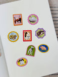 Shellflower - Animal Washi Flake Stickers
