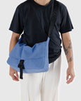 Baggu - Nylon Messenger Bag - Pansy Blue