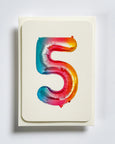 Canonbury Press - Birthday Balloon No.5 Greeting Card
