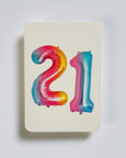 Canonbury Press - Birthday Balloon No.21 Greeting Card