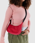 Baggu - Small Nylon Crescent Bag - Candy Apple