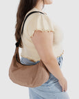 Baggu - Medium Nylon Crescent Bag - Cocoa