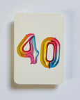 Canonbury Press - Birthday Balloon No.40 Greeting Card