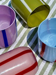 Maegen - Atina Glassware - Olive & White