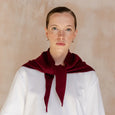 TBCo - Merino Triangle Scarf - Burgundy