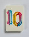 Canonbury Press - Birthday Balloon No.10 Greeting Card