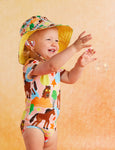 Halcyon Nights - Short Sleeve Bodysuit - Giddy Up