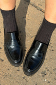 Le Bon Shoppe - Her Socks Lurex - Copper Black