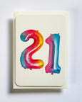 Canonbury Press - Birthday Balloon No.21 Greeting Card