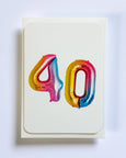 Canonbury Press - Birthday Balloon No.40 Greeting Card