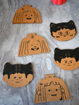 Natali Koromoto - "Dog Person" Set of Four Cork Coasters