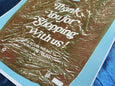 Alex Luciano - Thank you Plastic Shopping Bag Risograph Print