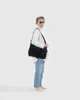 Baggu - Nylon Messenger Bag - Black
