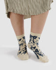 Baggu - Crew Sock - Cherub Bows