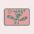 Stay home Club - Dingbat Vinyl Sticker