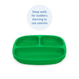 Re-Play - Divided Plate - Kelly Green