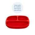 Re-Play - Divided Plate - Red