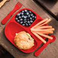 Re-Play - Divided Plate - Red