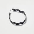 Chunks - Wavy Headband in Black