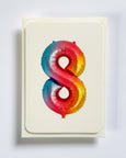 Canonbury Press - Birthday Balloon No.8 Greeting Card