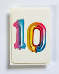 Canonbury Press - Birthday Balloon No.10 Greeting Card