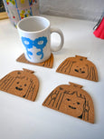 Natali Koromoto - "Dog Person" Set of Four Cork Coasters