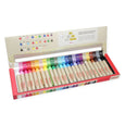 Kitpas Medium Stick Rice Wax Crayons - 24 Colours
