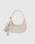 Baggu - Small Recycled Leather Crescent Bag - Stone