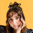 Chunks - Bow Hairpin in Black - Small