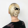 Chunks - Bow Hairpin in Black - Small