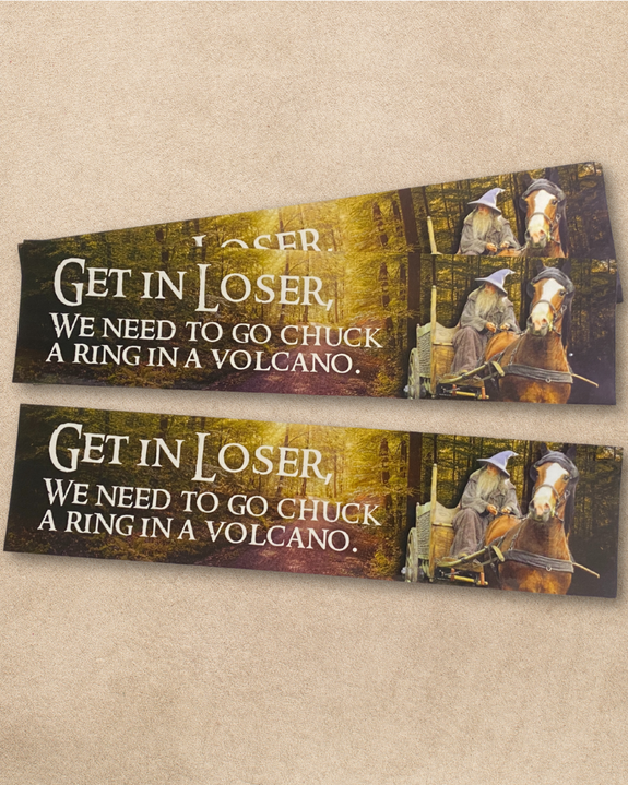 Carla Adams - LOTR Bumper Sticker