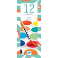 Djeco - 12 Colour Gouache Paint Palette