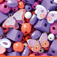 Djeco - Colourful Butterfly Wooden Bead Set