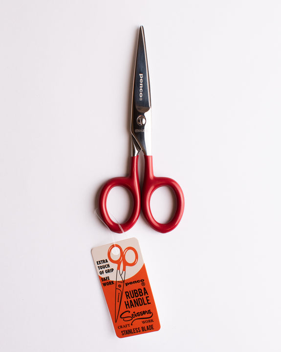 Penco - Stainless Steel Scissors - Small - Red