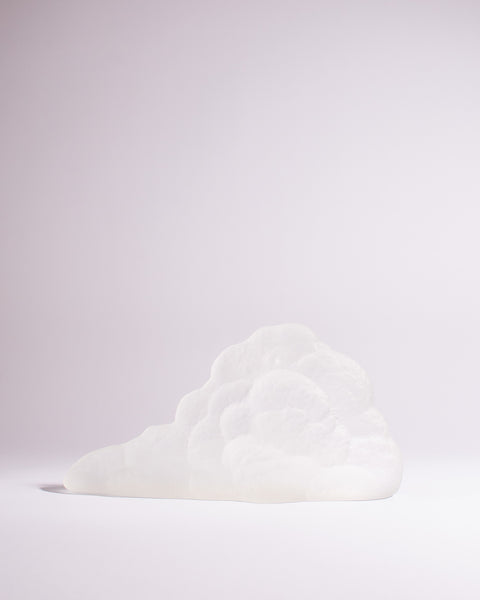 Caslake and Pedler - Large Glass Cloud - White