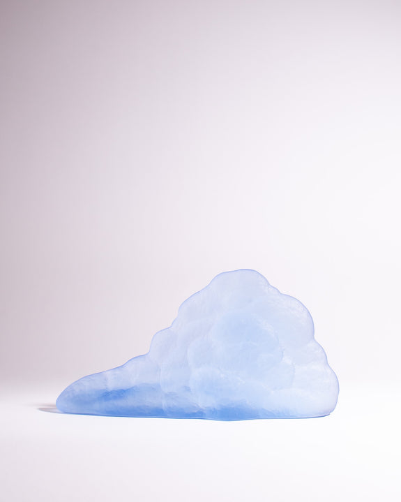 Caslake and Pedler - Large Glass Cloud - Pale Cobalt