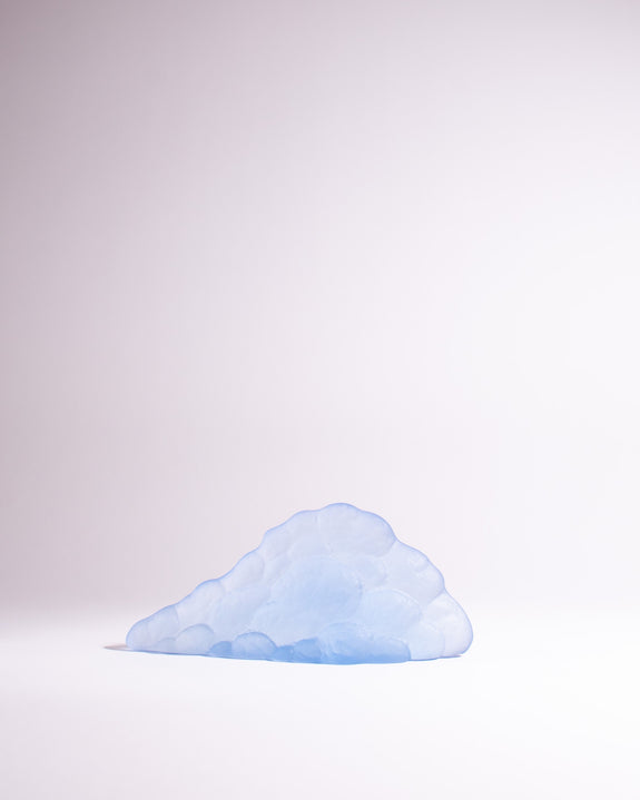 Caslake and Pedler - Medium Glass Cloud - Pale Cobalt
