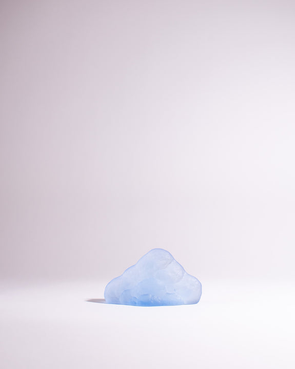 Caslake and Pedler - Small Glass Cloud - Pale Cobalt