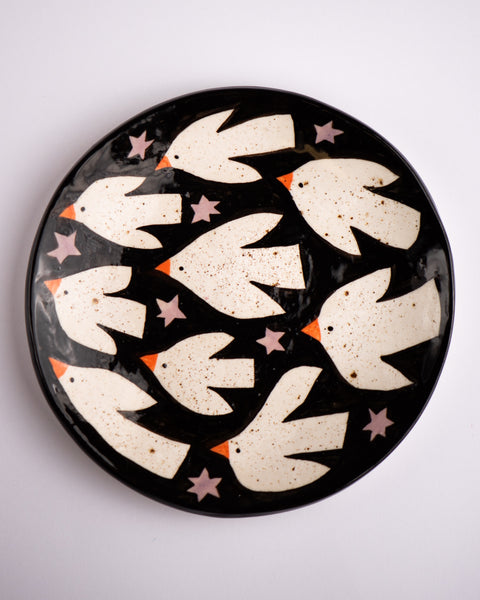 Togetherness Design - Ceramic Dish Large - Flocking Birds